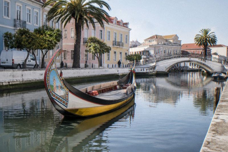 Aveiro, Costa Nova beach and Moliceiro Boat, half-day from Coimbra